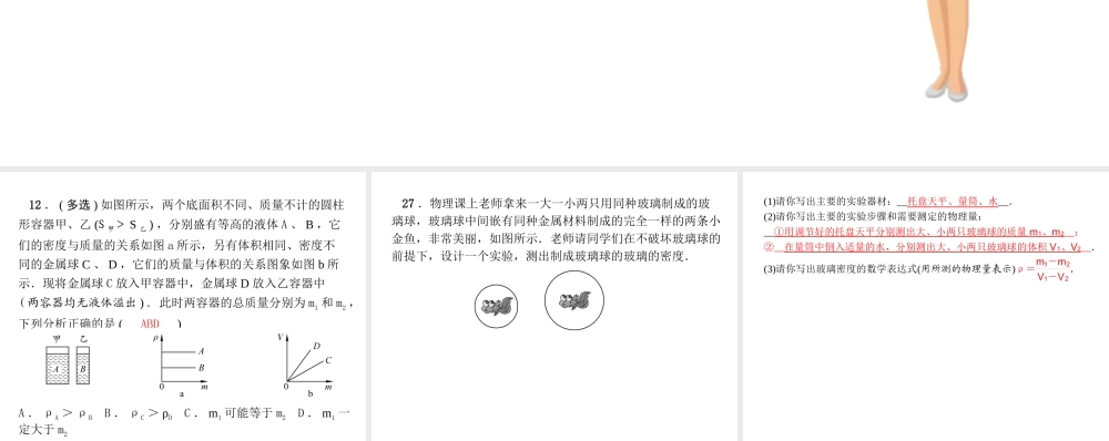 （河北专版）八年级物理预测卷期末必备课件 教科版-教科版初中八年级全册物理课件