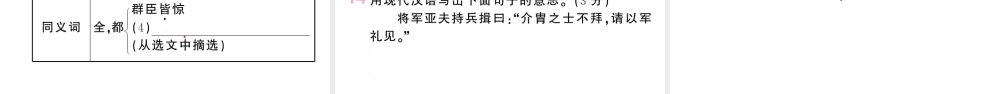 （河北专版）八年级语文上册 第六单元 24 周亚夫军细柳课件 新人教版-新人教版初中八年级上册语文课件