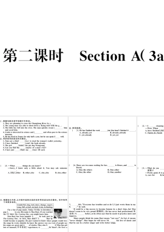 （河南专版）八年级英语下册 Unit 8 Have you read Treasure Island yet第二课时习题课件（新版）人教新目标版-（新版）人教新目标版初中八年级下册英语课件
