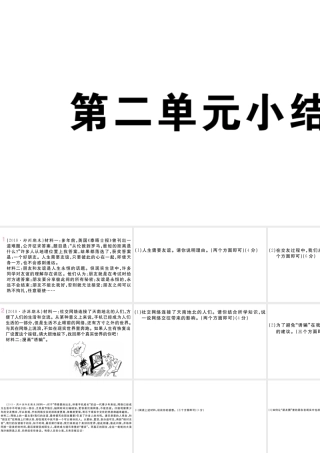 （河南专版）七年级道德与法治上册 第二单元 友谊的天空小结课件 新人教版-新人教版初中七年级上册政治课件
