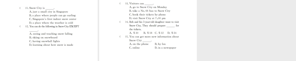 （河北专版）九年级英语全册 Unit 3 Could you please tell me where the restrooms are（第2课时）习题课件 （新版）人教新目标版-（新版）人教新目标版初中九年级全册英语课件