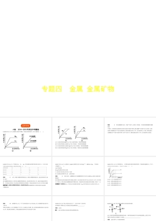 （河北专版）中考化学复习 专题四 金属 金属矿物（试卷部分）课件-人教版初中九年级全册化学课件