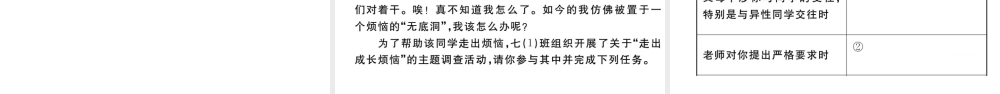 （河南专版）七年级道德与法治下册 第一单元 青春时光检测卷课件 新人教版-新人教版初中七年级下册政治课件