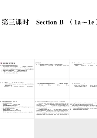 （河北专版）秋九年级英语全册 Unit 5 What are the shirts made of第三课时习题课件（新版）人教新目标版-（新版）人教新目标版初中九年级全册英语课件