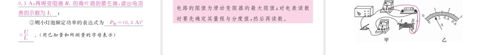（河北专版）中考物理总复习 第二编 重点题型突破 专题五 实验探究题（二）电学实验题课件-人教版初中九年级全册物理课件