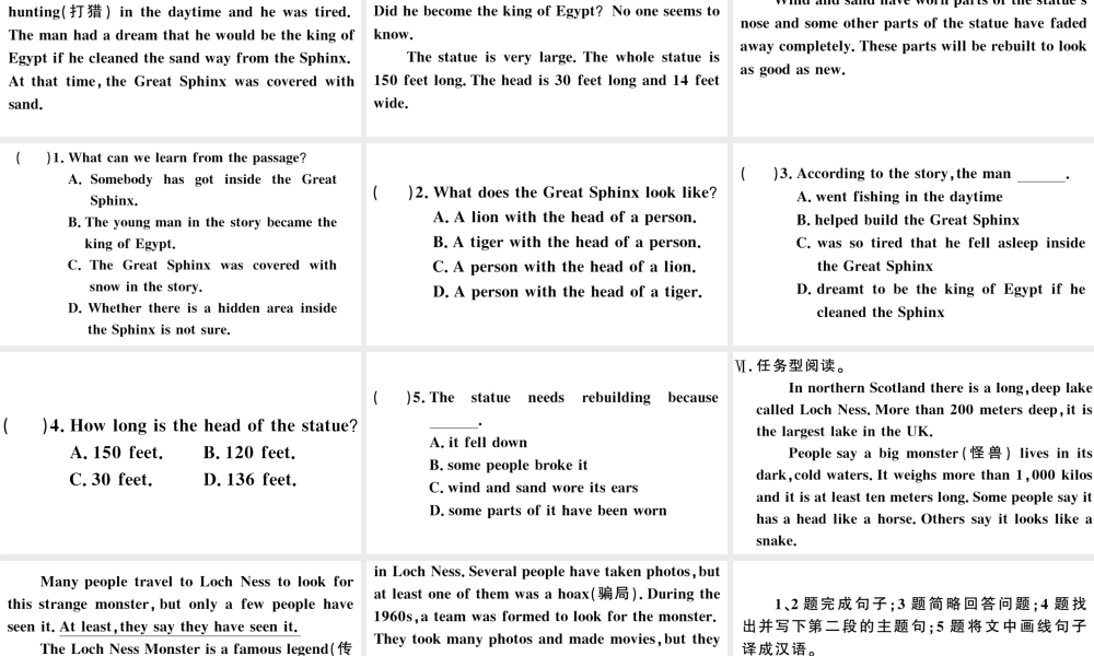 （河北专版）秋九年级英语全册 Unit 8 It must belong to Carla第四课时习题课件（新版）人教新目标版-（新版）人教新目标版初中九年级全册英语课件