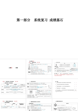 （河北专版）中考化学总复习 第一部分 系统复习 成绩基石 模块一 身边的化学物质 主题四 溶液课件 新人教版-新人教版初中九年级全册化学课件