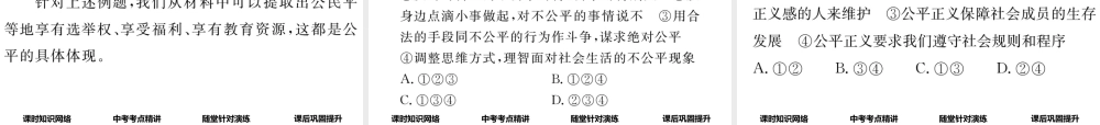 （河北专版）中考政治总复习 考点梳理 第10课时 我们崇尚公平和正义（八下第九、十课）课件-人教版初中九年级全册政治课件