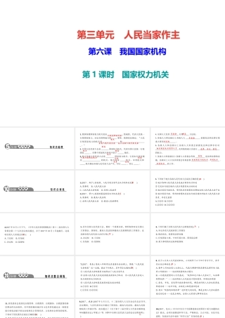 （）八年级道德与法治下册 第三单元 当家作主 第六课 我国国家机构 第1框 国家权力机关课件 新人教版-新人教版初中八年级下册政治课件