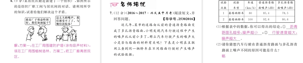 （黔西南地区）八年级物理上册 2.4 噪音的危害和控制作业课件 （新版）新人教版-（新版）新人教版初中八年级上册物理课件