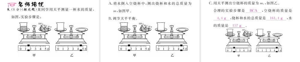 （黔西南地区）八年级物理上册 6.1 质量作业课件 （新版）新人教版-（新版）新人教版初中八年级上册物理课件