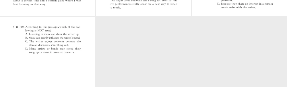 （黄冈专用）秋九年级英语全册 Unit 9 I like music that I can dance to（第1课时）习题课件 （新版）人教新目标版-（新版）人教新目标版初中九年级全册英语课件