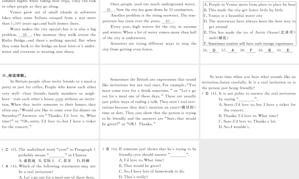 （黄冈专用）秋九年级英语全册 Unit 3 Could you please tell me where the restrooms are Self Check习题课件 （新版）人教新目标版-（新版）人教新目标版初中九年级全册英语课件