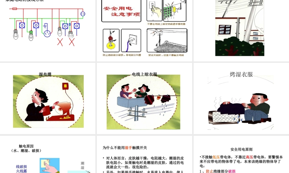 （黔西南地区）秋九年级物理全册 第19章 生活用电 第3节 安全用电教学课件 （新版）新人教版-（新版）新人教版初中九年级全册物理课件