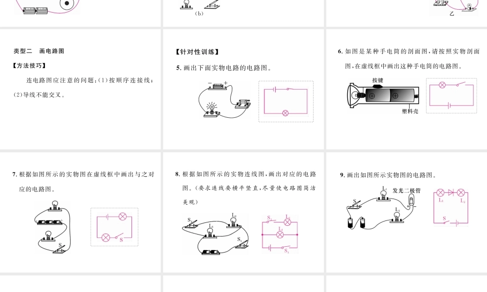 （黔西南地区）秋九年级物理全册 小专题2 连电路 画电路图课件 （新版）新人教版-（新版）新人教版初中九年级全册物理课件