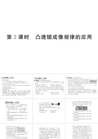 （黔东南专版）八年级物理上册 5.3 凸透镜成像规律 5.3.2 凸透镜成像规律的应用习题课件 （新版）新人教版-（新版）新人教版初中八年级上册物理课件