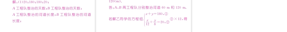 （黔西南专级数学下册 第8章 二元一次方程组本章重难点突破作业课件 （新版）新人教版-（新版）新人教级下册数学课件