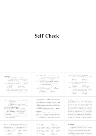 （黄冈专用）秋九年级英语全册 Unit 6 When was it invented Self Check习题课件 （新版）人教新目标版-（新版）人教新目标版初中九年级全册英语课件