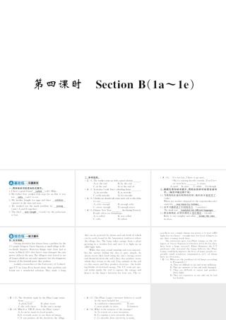 （黄冈专用）秋九年级英语全册 Unit 6 When was it invented（第4课时）习题课件 （新版）人教新目标版-（新版）人教新目标版初中九年级全册英语课件
