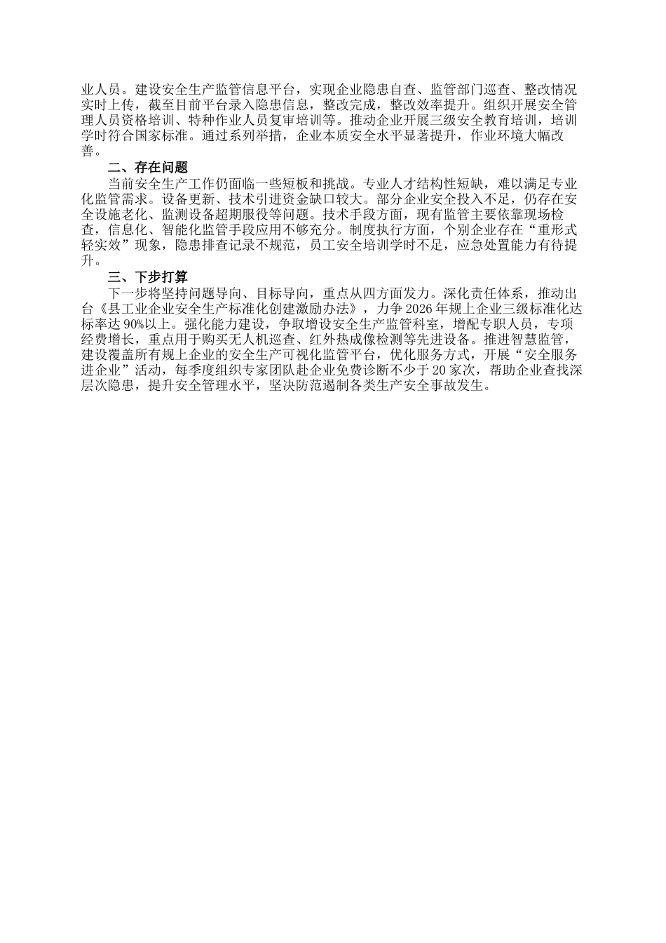 某局2025年度安全生产工作总结报告_第2页