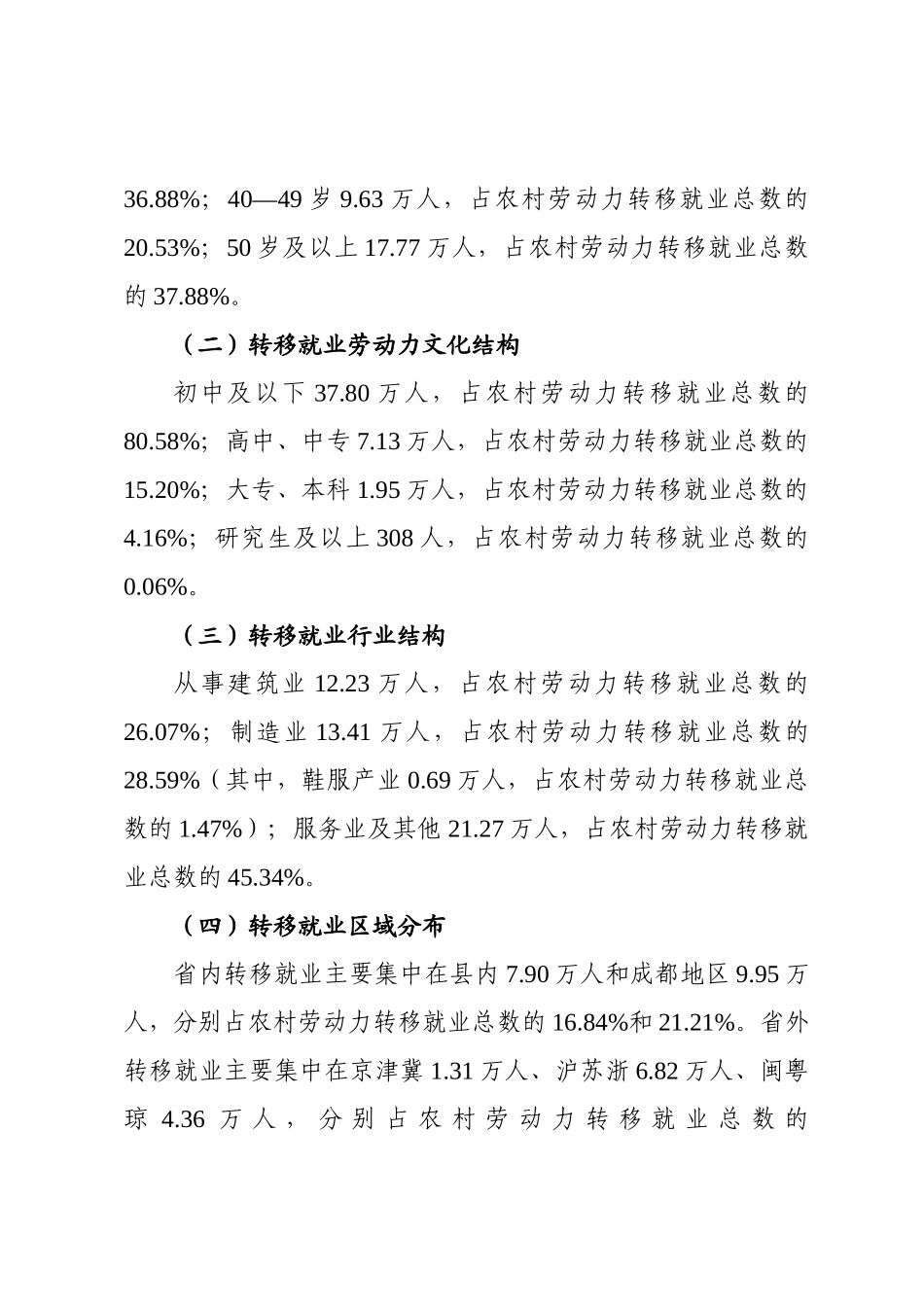 农村劳动力资源分析情况报告_第2页