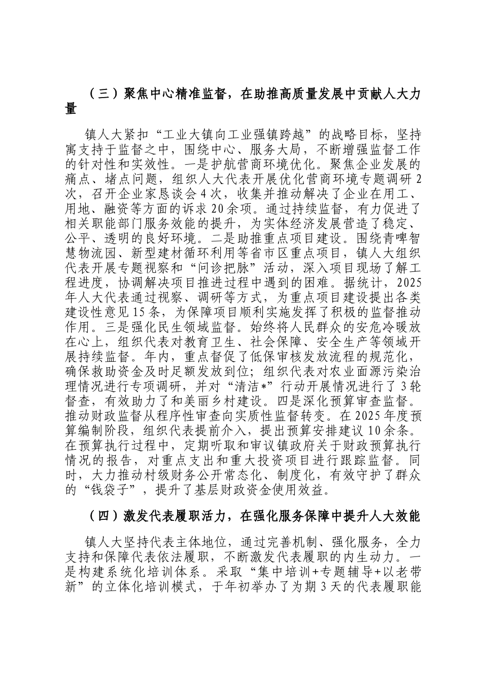 人大2025年度履职工作报告_第3页