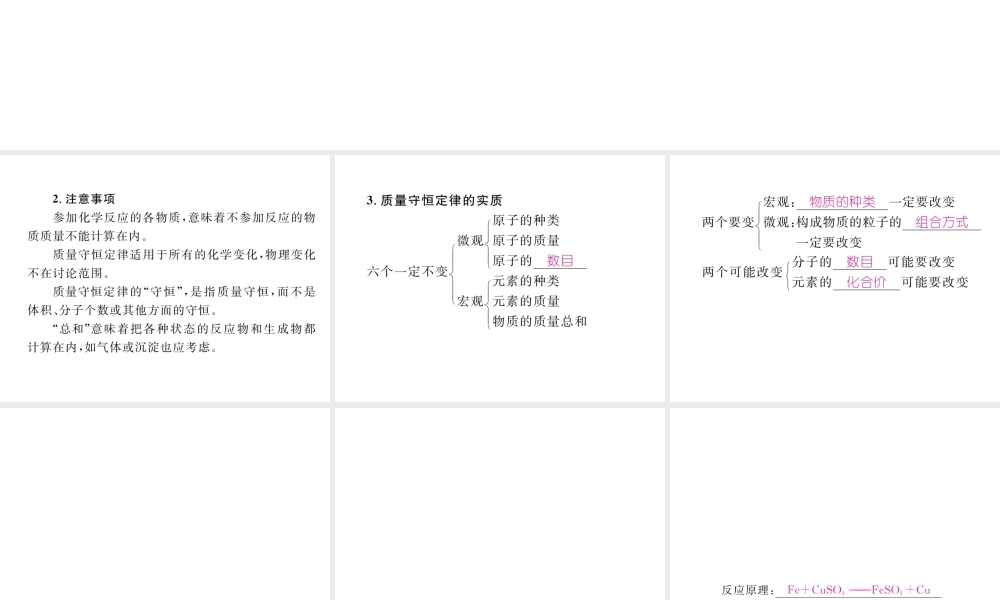（青海专版）中考化学复习 第1编 教材知识梳理篇 第5单元 化学方程式中考考点清单（精讲）课件-人教版初中九年级全册化学课件