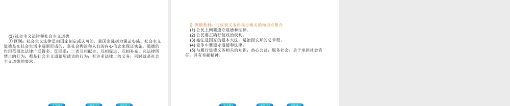 （鄂尔多斯专版）中考政治 八年级 第14课时 权利义务伴我行课件-人教版初中九年级全册政治课件