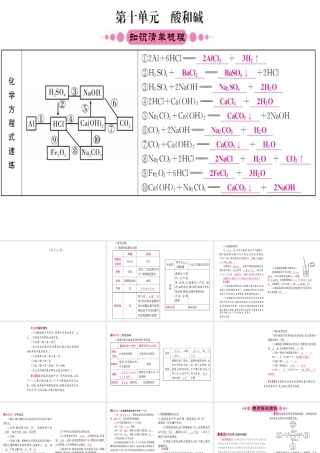 （重庆专版）中考化学 第一篇 考点系统复习 第十单元 酸和碱课件-人教版初中九年级全册化学课件