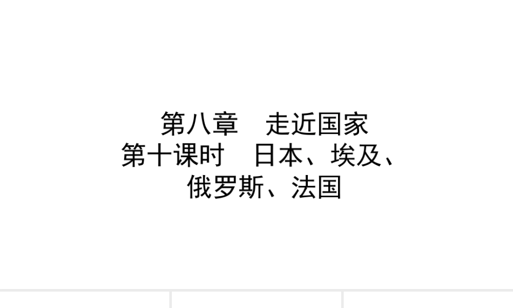 （青岛专版）中考地理总复习 七下 第八章 走近国家 第十课时教材知识梳理课件-人教版初中九年级全册地理课件
