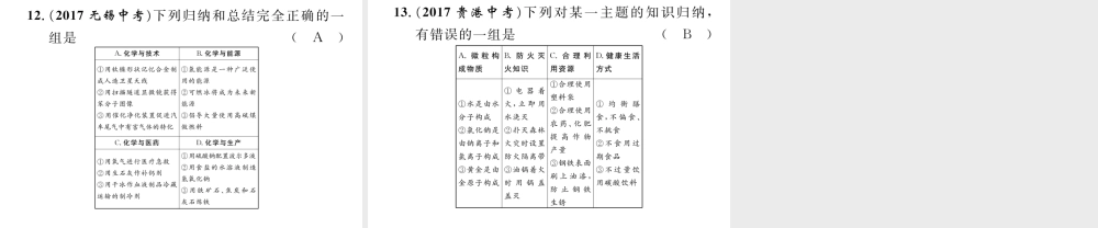 （青海专版）中考化学复习 第2编 重点题型突破篇 推理归纳与专项训练课件-人教版初中九年级全册化学课件