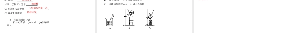 （金华地区）中考科学总复习 满分策略 第三部分 化学部分 第22讲 水和溶液课件-人教版初中九年级全册自然科学课件