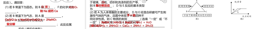 （金牌中考）广东省中考化学总复习 第六部分 专题复习 专题二 物质的推断与转化课件-人教版初中九年级全册化学课件