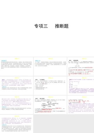 （陕西专用）版中考化学一练通 第二部分 中考专项突破 专项三 推断题教学课件-人教版初中九年级全册化学课件