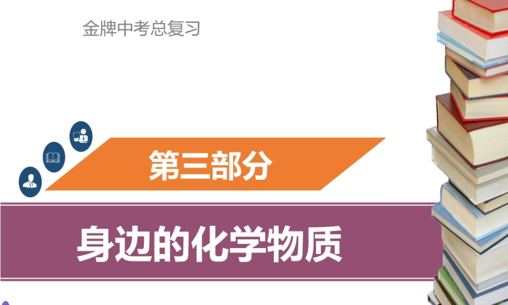 （金牌中考）广东省中考化学总复习 第三部分 身边的化学物质 第9考点 溶液及溶解度课件-人教版初中九年级全册化学课件