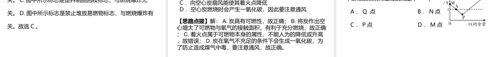 （金牌中考）广东省中考化学总复习 第四部分 化学与社会发展 第15考点 化学与能源课件-人教版初中九年级全册化学课件
