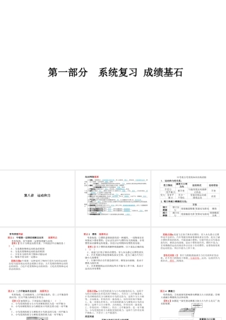 （青岛专版）中考物理 第一部分 系统复习 成绩基石 第八讲 运动和力课件-人教版初中九年级全册物理课件