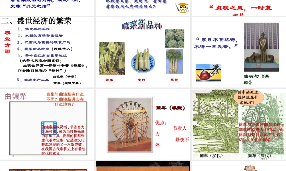 （陕西专版）春中考历史复习 开元盛世课件-人教版初中九年级全册历史课件