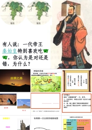（陕西专版）春中考历史复习 丝绸之路课件-人教版初中九年级全册历史课件