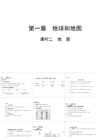 （陕西专版）中考地理总复习 第一部分 教材知识冲关 七上 第一章 地球和地图（课时二 地图）课件-人教版初中九年级全册地理课件