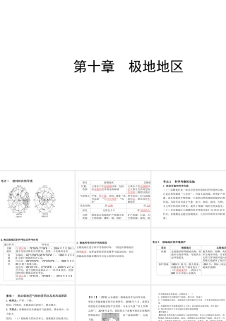 （陕西专版）中考地理总复习 第一部分 教材知识冲关 七下 第十章 极地地区课件-人教版初中九年级全册地理课件