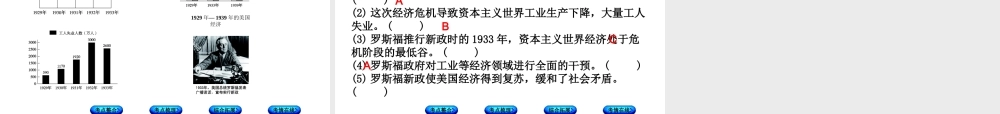 （重庆专版）中考历史复习 教材梳理 第六部分 世界现代史 第二主题 凡尔赛—华盛顿体系下的西方世界课件-人教版初中九年级全册历史课件