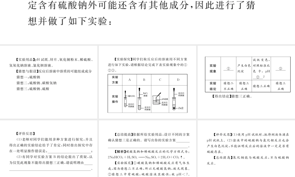 （青海专版）中考化学复习 第1编 教材知识梳理篇 第11单元 盐 化肥中考重难点突破（精讲）课件-人教版初中九年级全册化学课件