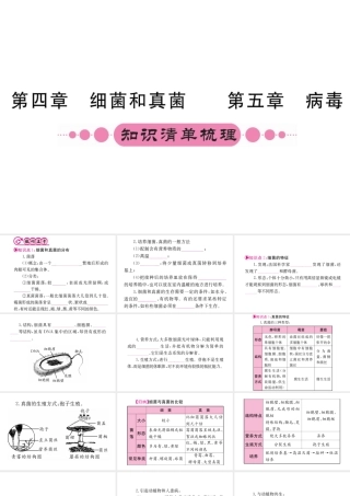 （重庆专版）中考生物 第一部分 知识系统复习 第五单元 第4-5章配套课件-人教级全册生物课件