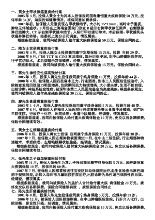 黄女士甲状腺癌重疾给付案 