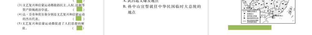 （重庆专版）中考历史总复习 专题四 中外思想解放运动课件-人教版初中九年级全册历史课件