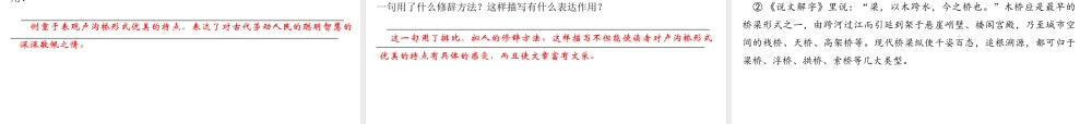 （遵义专版）秋八年级语文上册 第五单元 17 中国石拱桥习题课件 新人教版-新人教版初中八年级上册语文课件