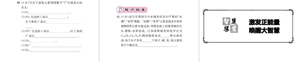 （遵义专版）秋九年级化学全册 第3章 物质构成的奥秘 3.3 物质的组成 第1课时 化学式反映物质的组成课件 沪教版-沪教版初中九年级全册化学课件