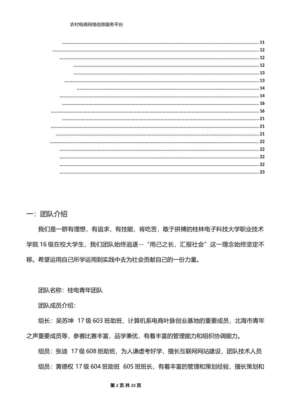 农村电商网络信息服务平台商业计划（ 电商精准扶贫）_第2页