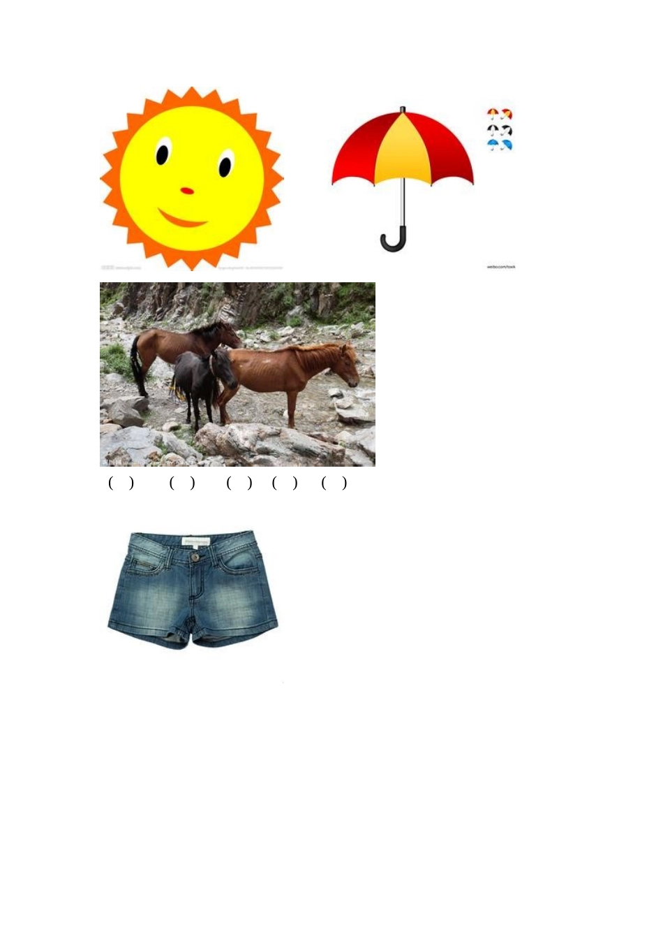 人教版四年级（下册）英语期末试题及答案_第2页